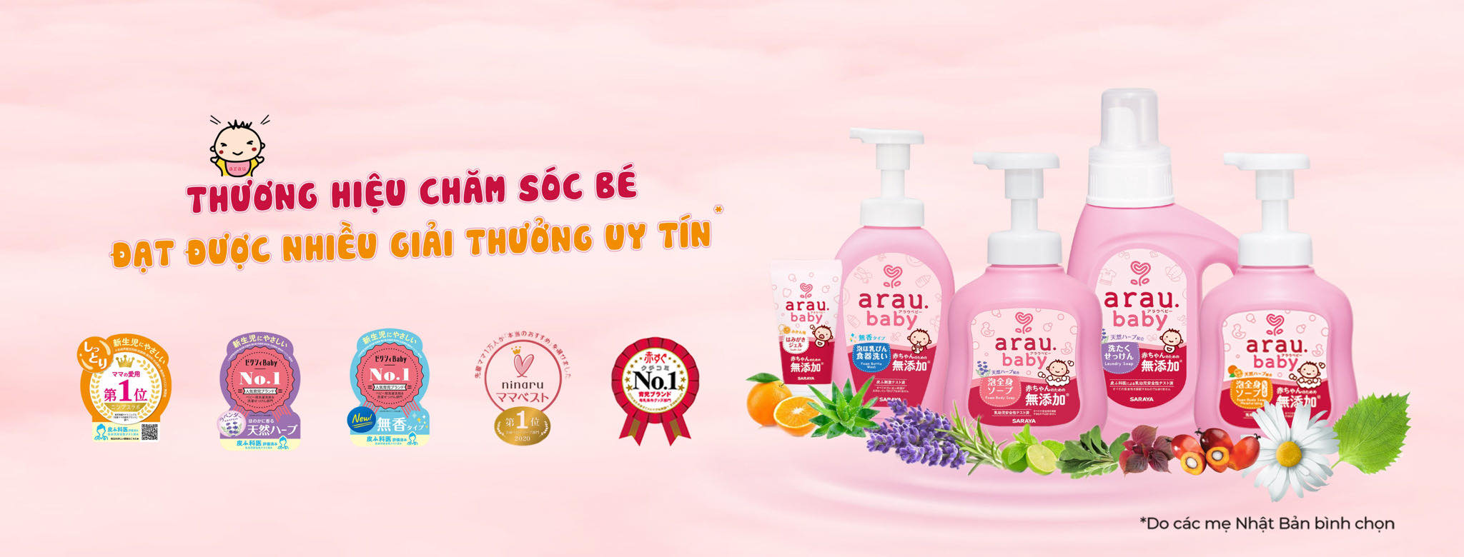 Nước Rửa Bình Arau Baby Có Nguồn Gốc 100% Từ Thảo Mộc Tự Nhiên: Dầu Cọ, Dầu Dừa, Lá Tía Tô Lô Hội Nên Mẹ Có Thể Hoàn Toàn Yên Tâm Sử Dụng Để Rửa Bình Sữa, Đồ Chơi Cho Bé.