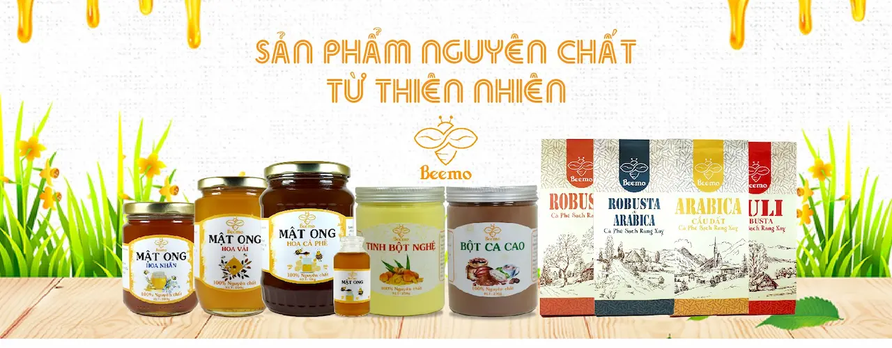 Beemo Là 1 Công Ty Chuyên Sản Xuất Và Kinh Doanh Các Sản Phẩm Mật Ong, Tinh Bột Nghệ, Cà Phê, Ca Cao Với Chất Lượng Hàng Đầu Việt Nam.