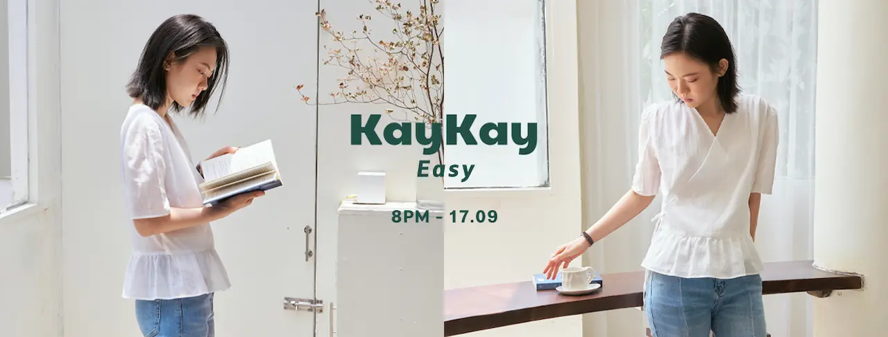 KayKay hướng đến 1 giá trị mặc đẹp & tiết kiệm thời gian Phù hợp với hoạt động thường nhật