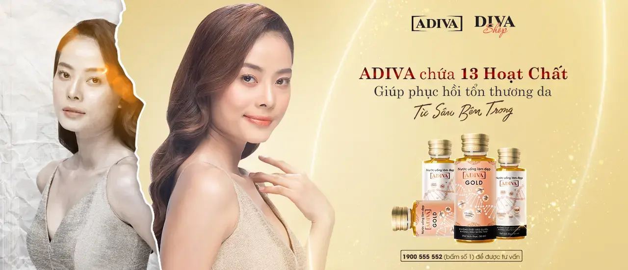 Adiva Nước Uống Làm Đẹp Da  94% Phụ Nữ Công Nhận Làn Da Ẩm Mượt, Mềm Mịn Chỉ Sau 28 Ngày  Với Nhiều Sản Phẩm Giúp Cải Thiện Làn Da, Bổ Sung Collagen Và Các Vitamin Cho Cơ Thể Mỗi Ngày, Tăng Cường Giữ Ẩm, Tăng Độ Đàn Hồi, Làm Giảm Nếp