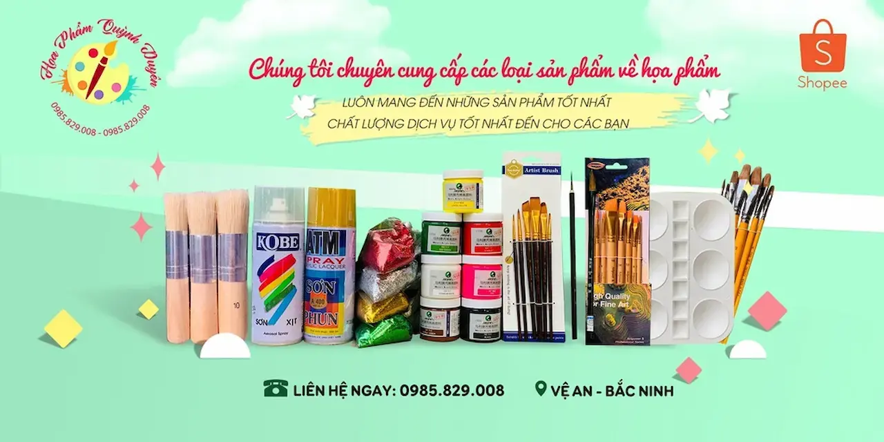 Hoạ Phẩm Quỳnh Duyên Chuyên 3d, Đầu Ngựa Maries Và Các Hoạ Cụ Giá Mềm