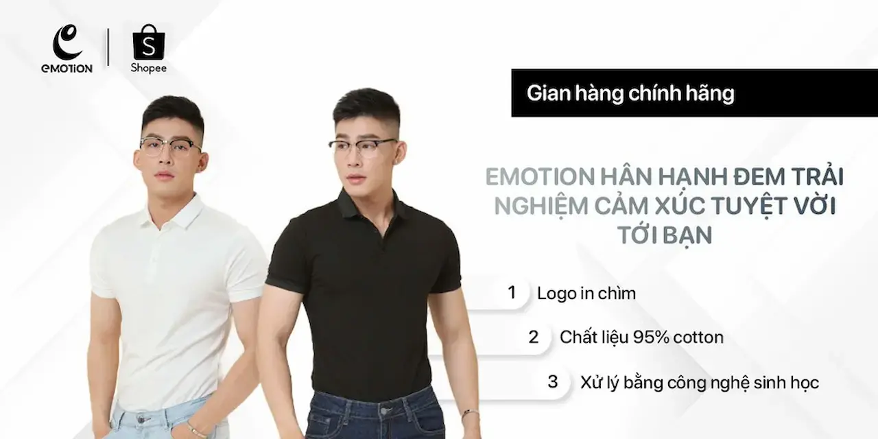 Emotion 1 Thương Hiệu Quần Áo, Quần Âu Nam Emotion Lưng Cao Sidetab, Quần Tây Cạp Cao Thời Trang – Qst … Áo Thun Nam Polo Emotion, Áo Phông Cổ Bẻ Thoáng Mát Chất Liệu Cotton Co Giãn.