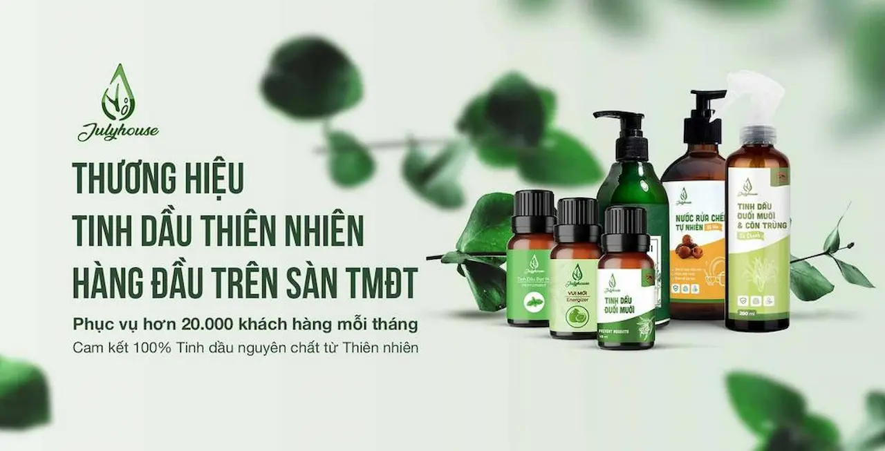 Julyhouse Thương Hiệu Việt Chuyên Các Sản Phẩm Từ Tinh Dầu Thiên Nhiên 100% Nguyên Chất