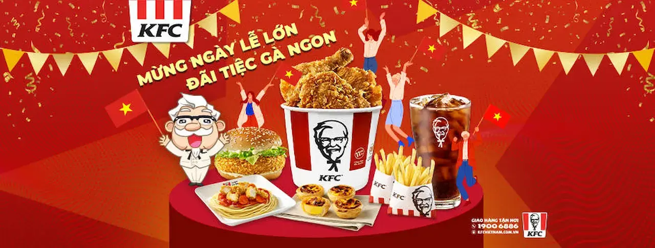 Kfc Vietnam 1 Thương Hiệu Gà Rán Kentucky – Kfc Chuyên Về Các Sản Phẩm Gà Rán Và Nướng, Với Các Món Ăn Kèm Theo Và Các Loại Sandwiches Chế Biến Từ Thịt Gà Tươi.