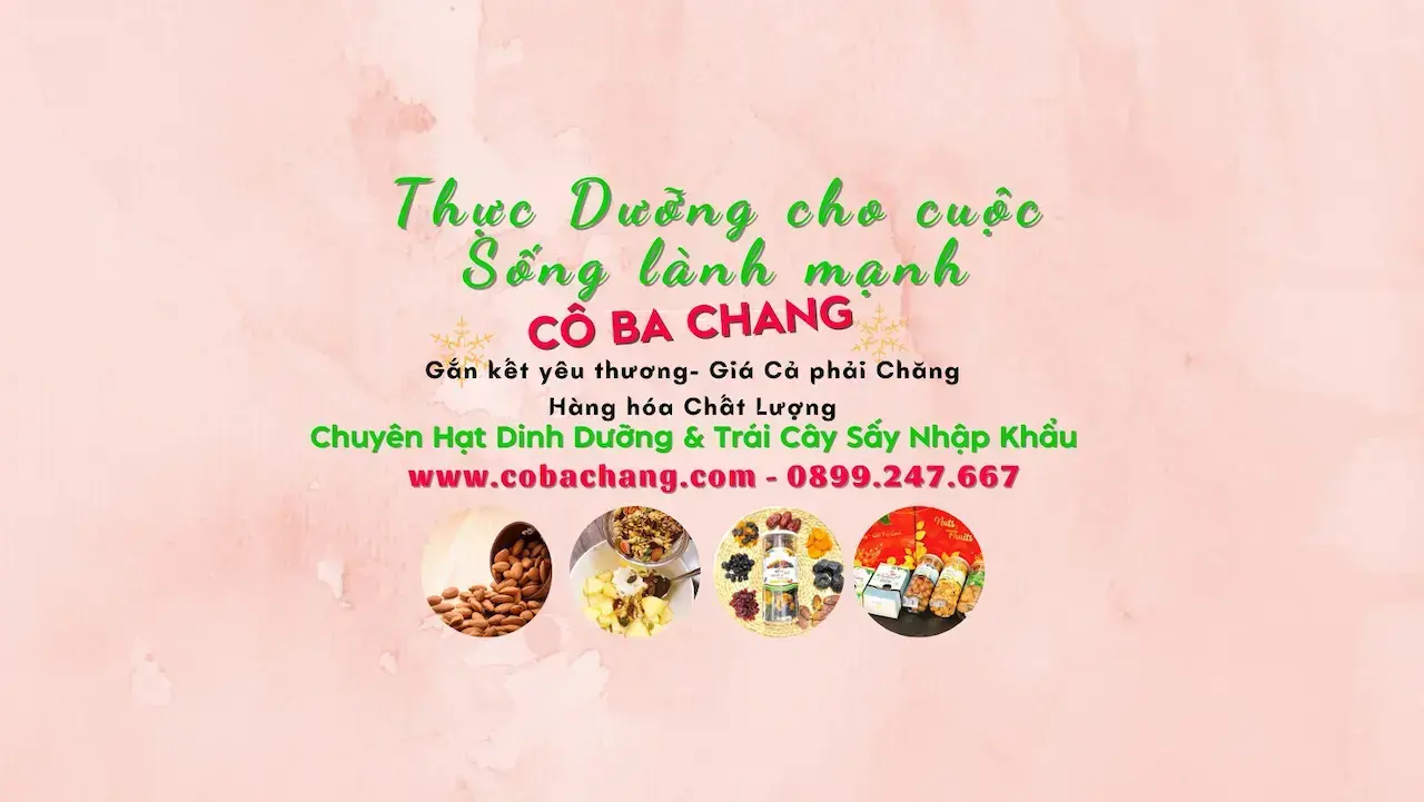 Cô Ba Chang Nếu bạn muốn có một là da khoẻ đẹp thì hạt dẻ cười chính là sự lựa chọn hoàn hảo.