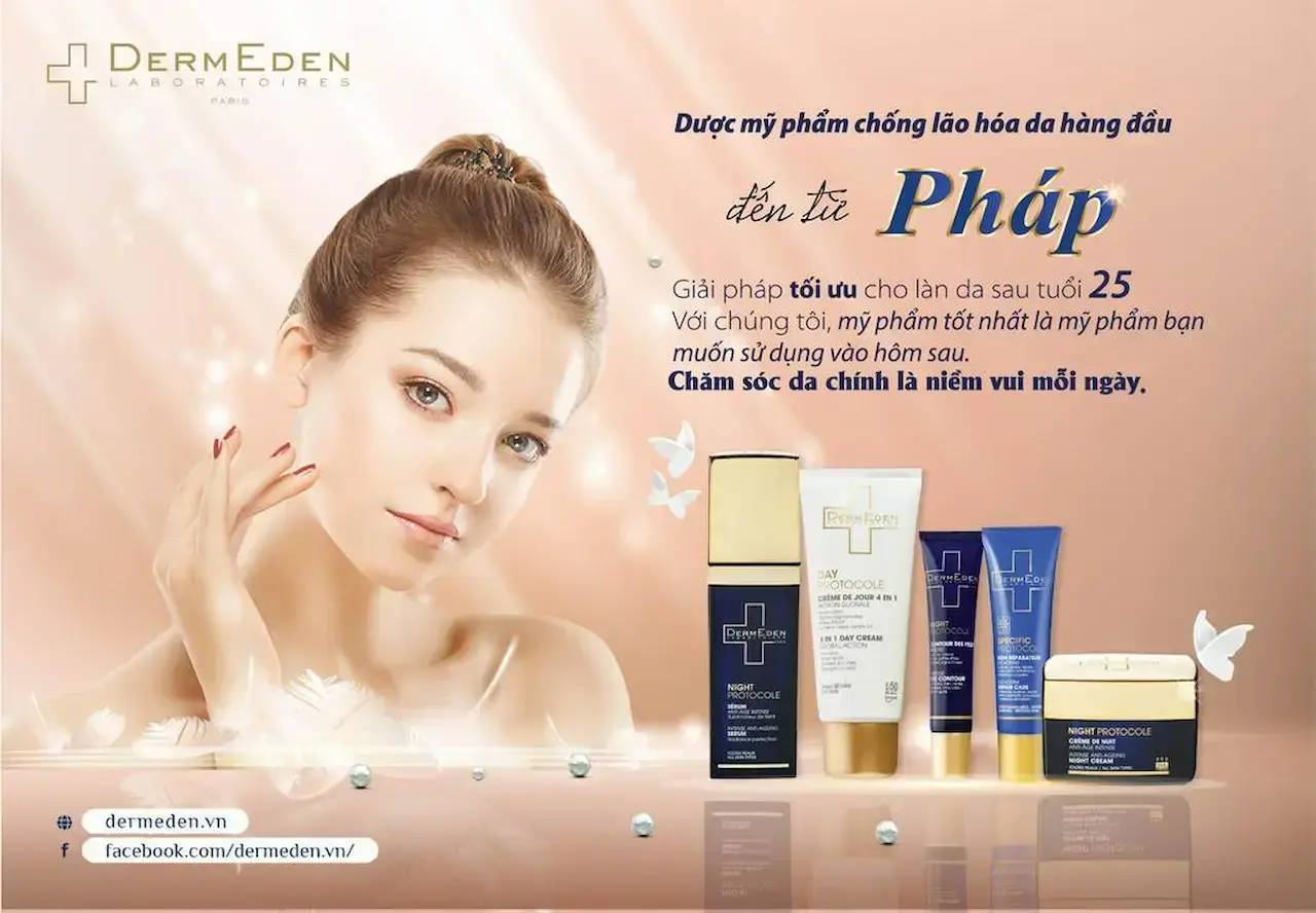 Dermeden Kết cấu mỏng nhẹ, dịu dàng làm sạch mọi loại da mà không gây kích ứng