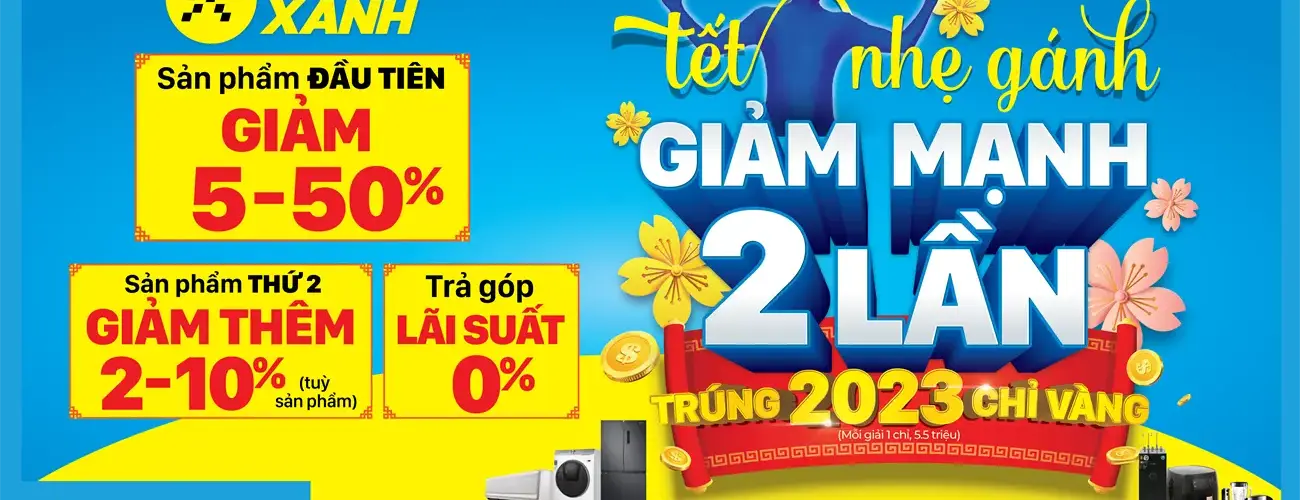 Công bố 2023 khách hàng may mắn trúng 2023 chỉ vàng trong chương trình “Tết nhẹ gánh – Giảm mạnh 2 lần”