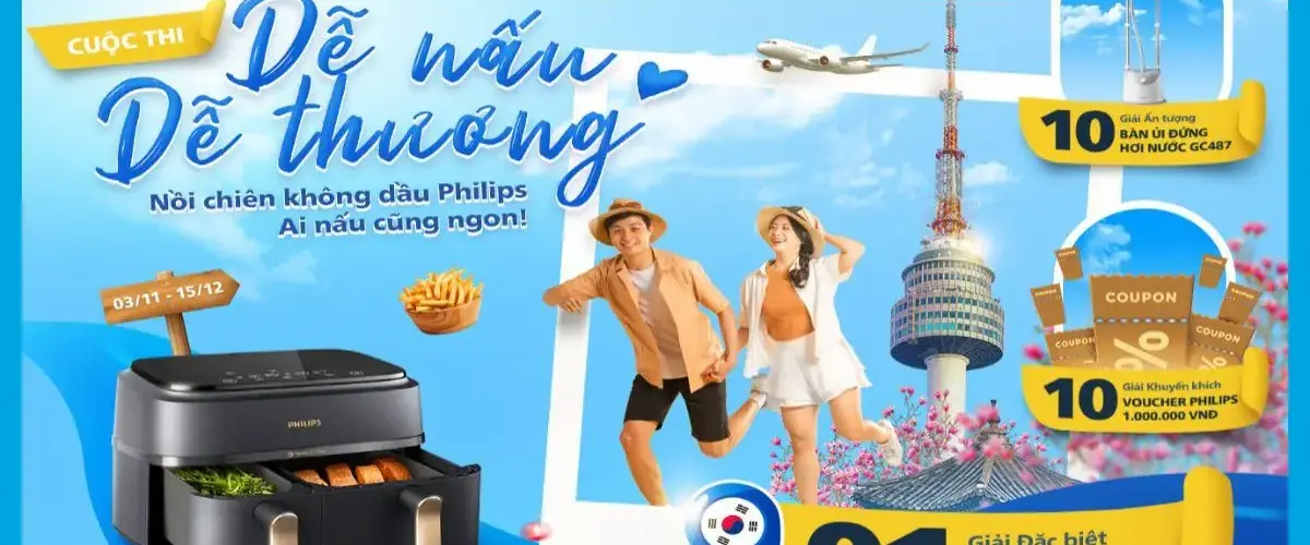 Cuộc thi Dễ Nấu Dễ Thương – Nồi chiên không dầu Philips, ai nấu cũng ngon