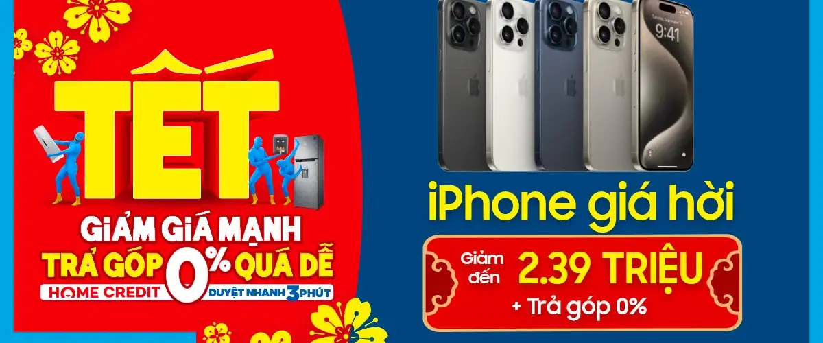 Đầu năm mới, ưu đãi siêu hời: iPhone giảm sốc đến 2.39 triệu đồng + Trả góp 0%