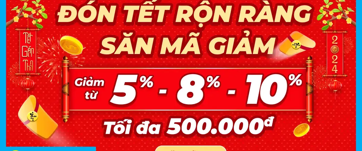 Đón Tết rộn ràng – Săn ngàn mã giảm để mua Điện thoại – Ưu đãi đến 500K