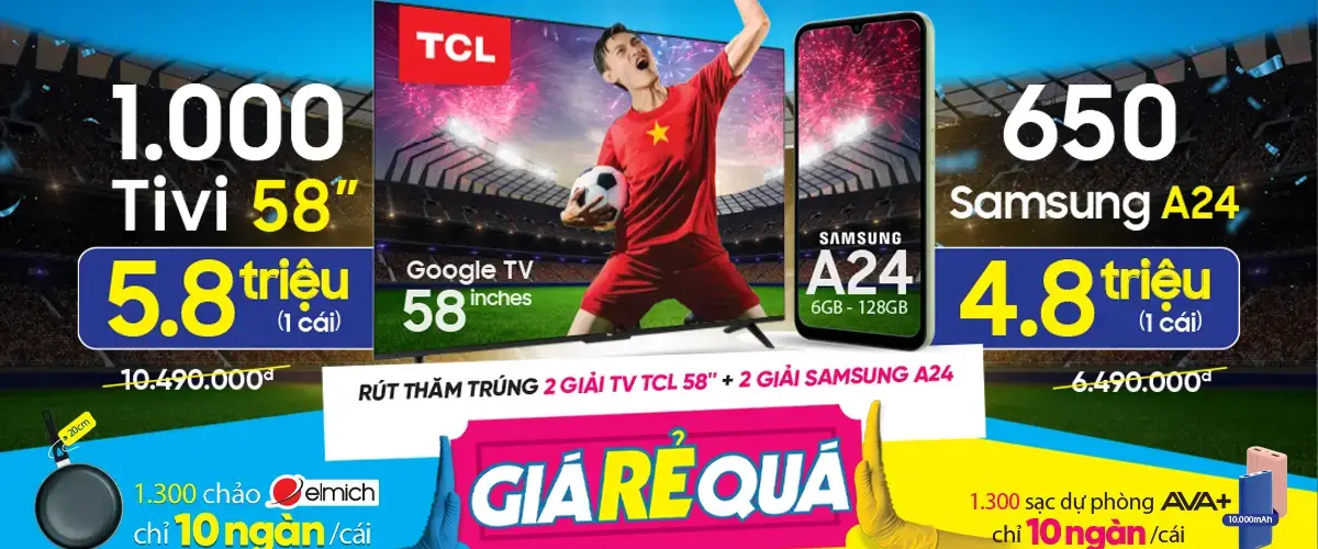 GIÁ RẺ QUÁ – Sự kiện có 1-0-2 tại Điện máy XANH, duy nhất ngày 14/05/2023