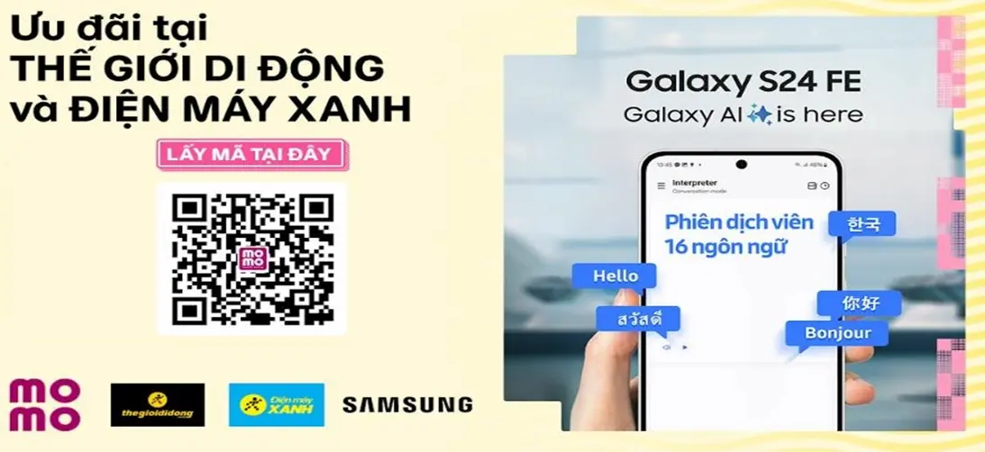 Giảm ngay 500.000đ cho các siêu phẩm Samsung Galaxy AI tại Điện Máy Xanh
