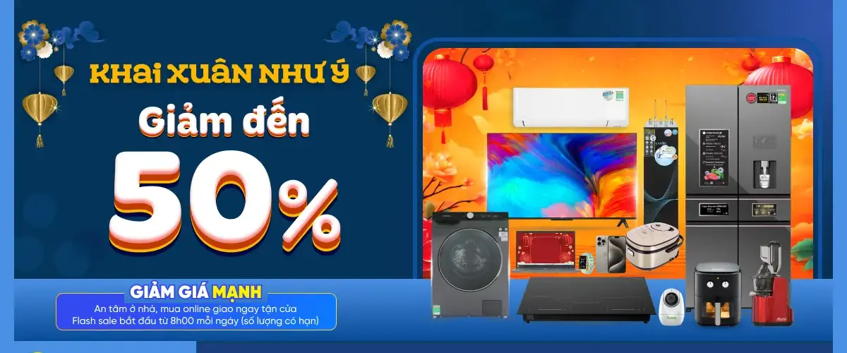 Khai Xuân Như Ý – Điện máy XANH GIẢM đến 50%