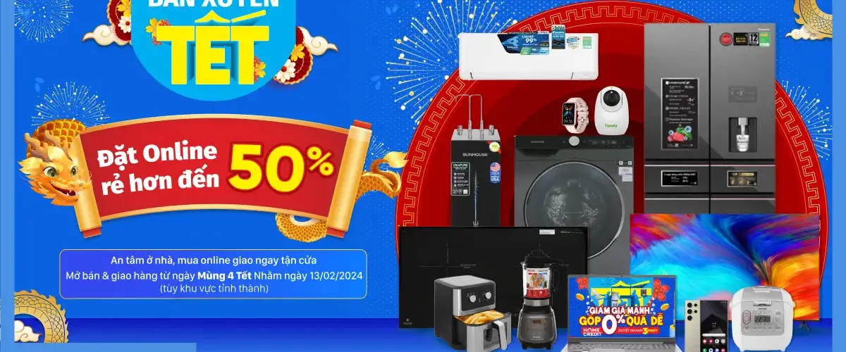 Lịch phục vụ Tết Giáp Thìn 2024: Bán Xuyên Tết – Đặt đơn online rẻ hơn đến 50%