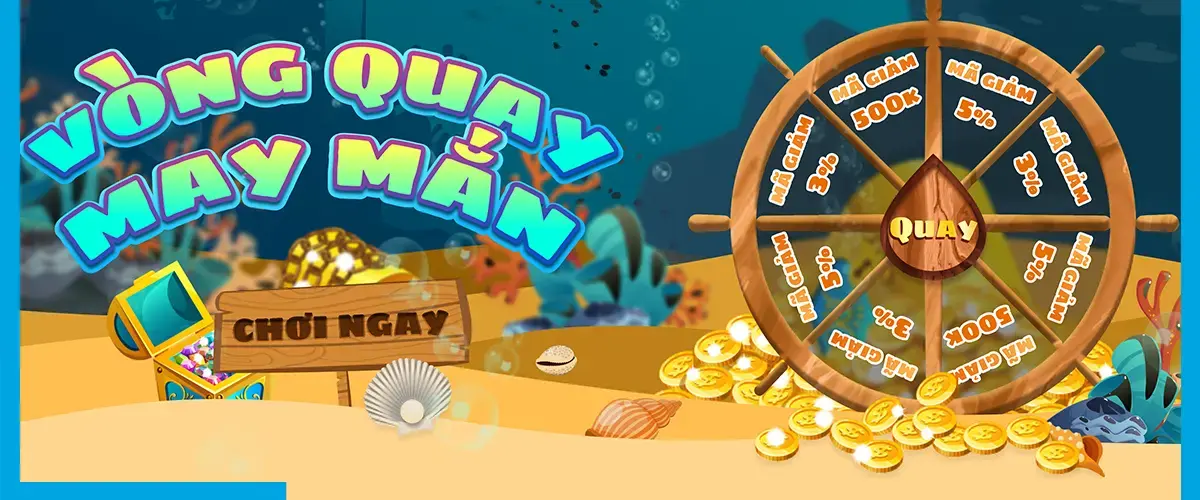 Mini game: Vòng quay may mắn – Quay là trúng đến 500K
