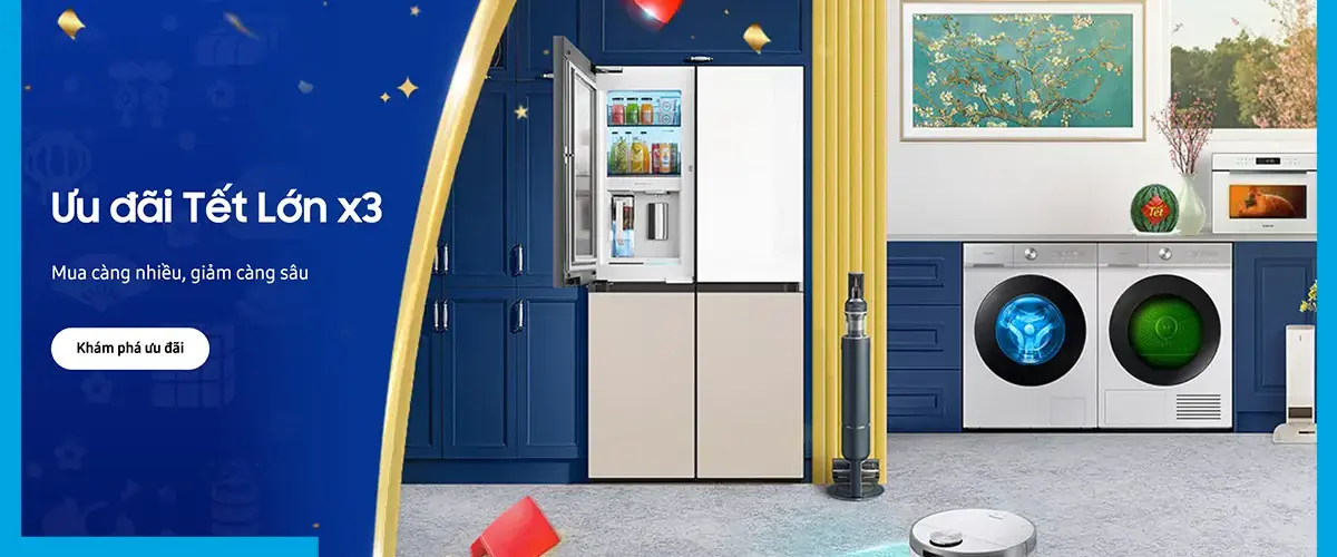 Mua càng nhiều sản phẩm Samsung – Giảm càng sâu. Mua ngay!