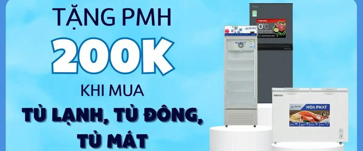 Nhận ngay Phiếu Mua Hàng 200.000đ khi mua tủ lạnh, tủ đông, tủ mát – Dành riêng cho khách hàng may mắn trên Zalo từ 20/04 – 04/05