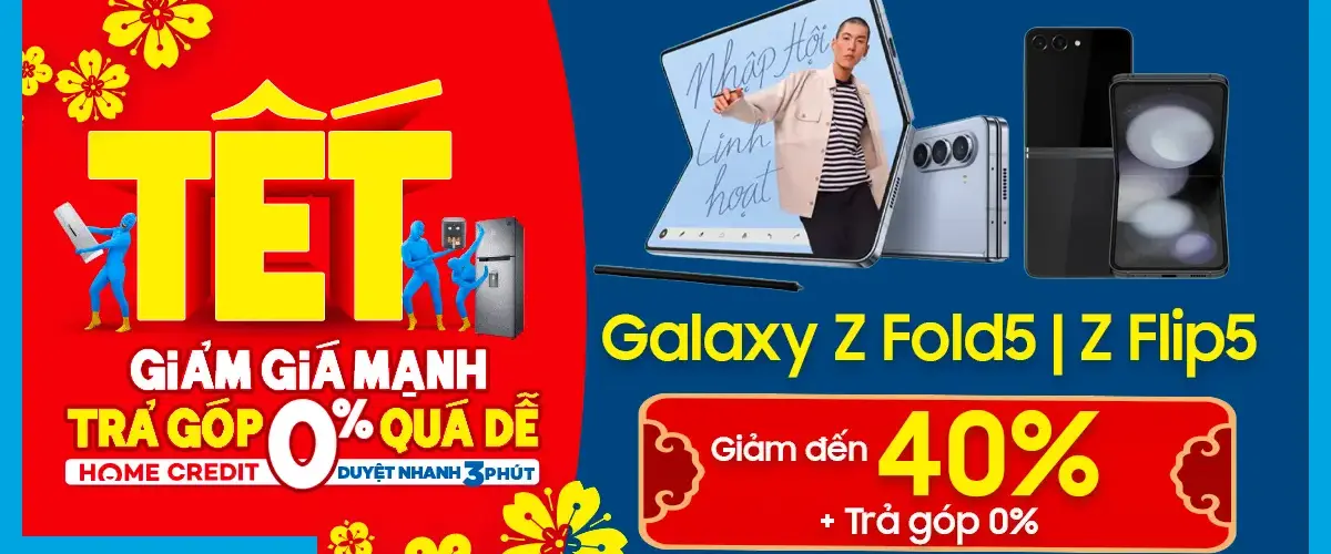 Săn hàng xả kho sớm để có giá hời: Galaxy Z Fold5 | Z Flip5 chưa bao giờ rẻ đến thế, giảm sốc đến 40%