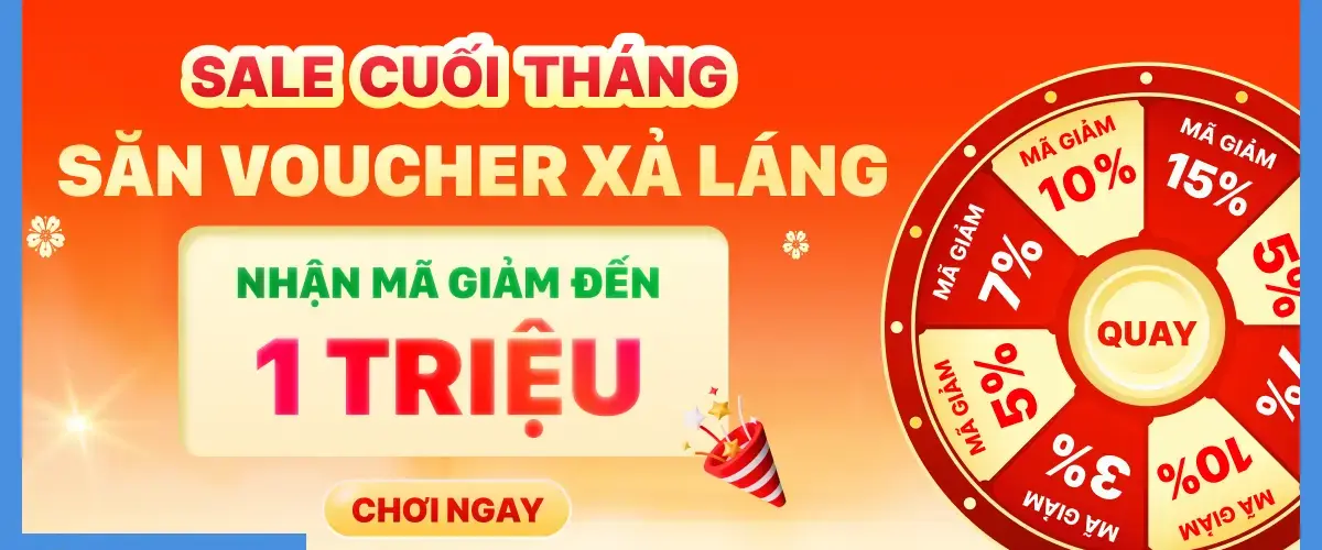 Săn mã Sale cuối tháng tại Điện máy XANH – Voucher ngập tràn trị giá lên đến 1 triệu