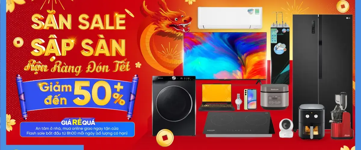Săn Sale Sập Sàn – Rộn Ràng Đón Tết Giảm đến 50%+
