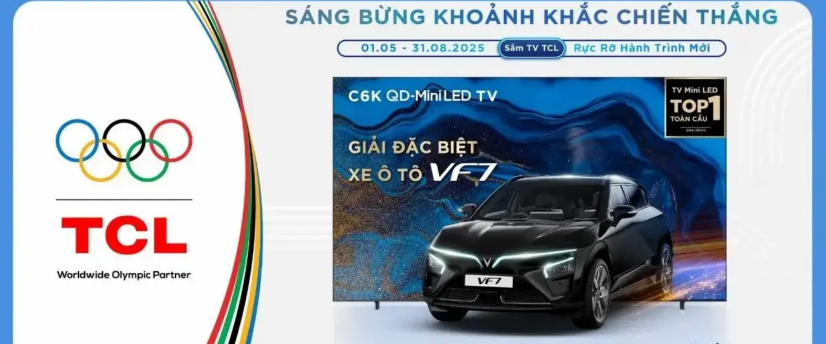 SÁNG BỪNG KHOẢNH KHẮC CHIẾN THẮNG máy lạnh, và đặc biệt là xe hơi VinFast VF7. Tham gia ngay hôm nay!