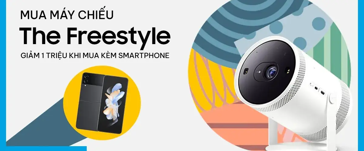 Tặng suất mua Máy chiếu Samsung SP-LSP3 giảm ngay 1 triệu khi mua kèm Điện thoại, TV Samsung
