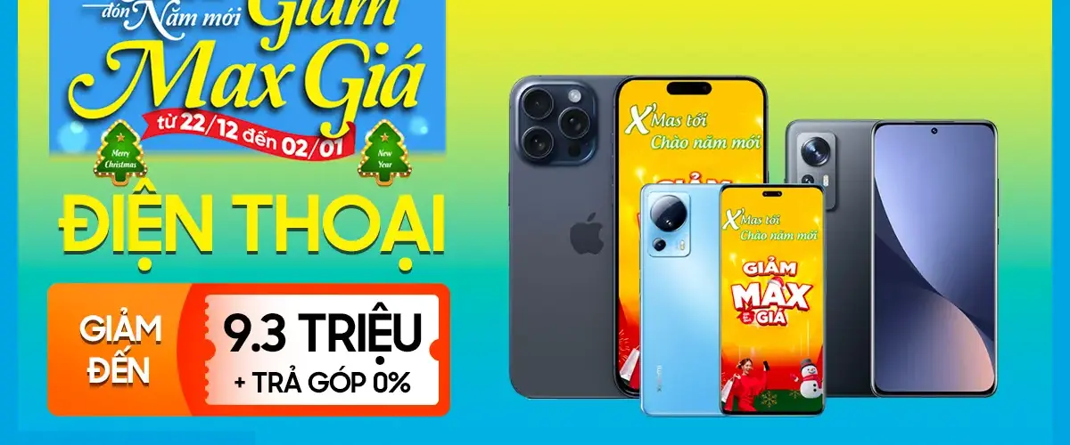 Tháng 12 cuối năm, chốt hạ hàng loạt điện thoại HOT đang giảm đến 9.3 triệu đồng