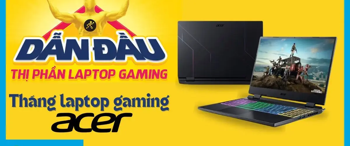 Tháng laptop gaming Acer: Giảm sâu chưa từng có chỉ từ 15.990.000đ
