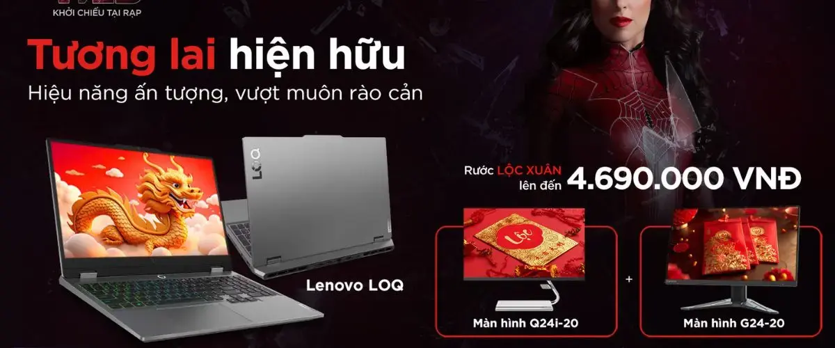 Tương lai hiện hữu cùng Lenovo, nhận quà tặng màn hình lên đến 4.6 triệu